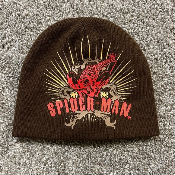 Marvel Y2K Unisex Spider Man Beanie Hat OS - Picture 1 of 3